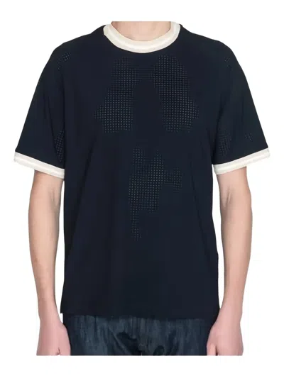 Eleventy Short-sleeved T-shirt In Blue