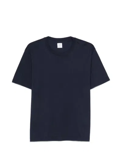 Eleventy Crew-neck T-shirt In Blue