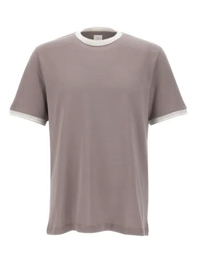 Eleventy Crew-neck T-shirt In Gray