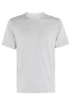 Eleventy Grey Crew Neck T-shirt In Gray