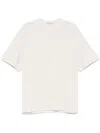 Eleventy Crew-neck T-shirt In Neutrals