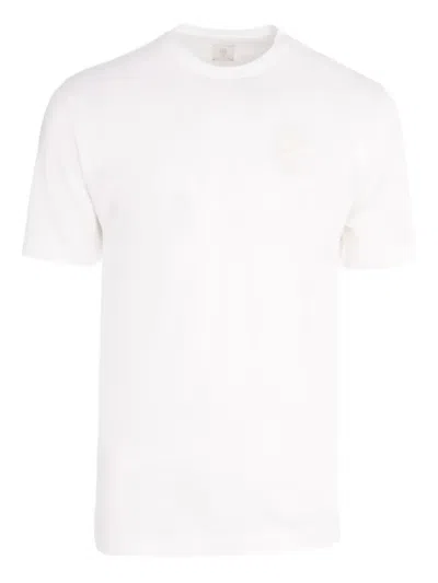 Eleventy Crew-neck T-shirt In White