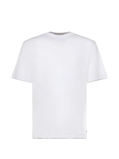 Eleventy Crew-neck T-shirt In White