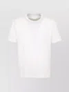 Eleventy Crew-neck T-shirts In Giza Cotton Jersey In White