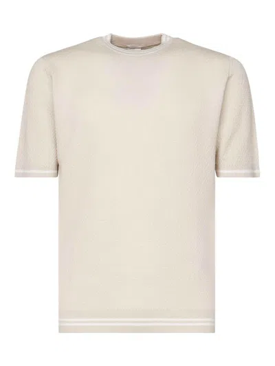 Eleventy Crew Necks In Beige