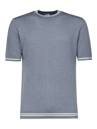 Eleventy Crew Necks In Dark Wash