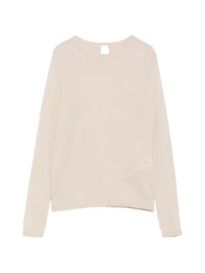 Eleventy Crew-neck Cashmere Sweater In Neutral