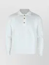 Eleventy Crewneck Collared Ribbed Cuffs In Blue