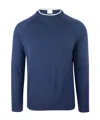Eleventy Blue Crew Neck Sweater