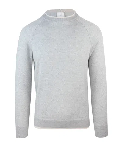 ELEVENTY CONTRASTING-TRIM SWEATER