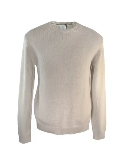Eleventy Crew-neck Sweater In Gray