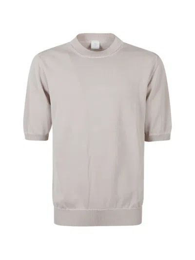 Eleventy Crew-neck T-shirt In Gray