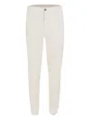 Eleventy Cuffed Pants In White