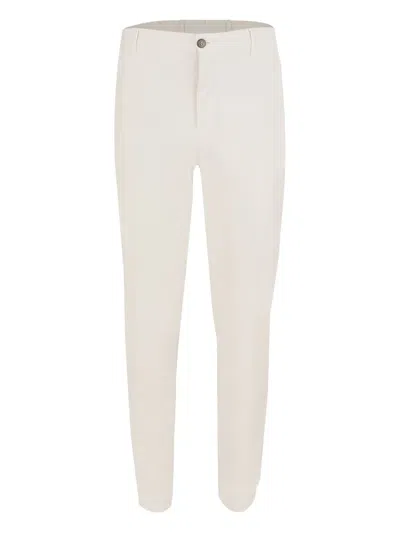 Eleventy Cuffed Pants In White