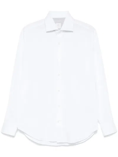 ELEVENTY CUTAWAY-COLLAR SHIRT