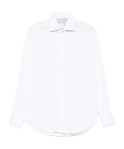 ELEVENTY CUTAWAY-COLLAR SHIRT