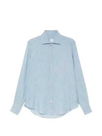 Eleventy Dandy Shirt In Blue