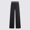 Eleventy Drawstring-waist Straight Trousers In Black
