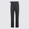 ELEVENTY ELEVENTY DARK GREY WOOL PANTS