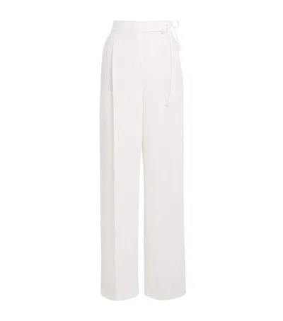 Eleventy Darted Wide-leg Trousers