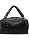 Eleventy Debossed-logo Holdall In Black