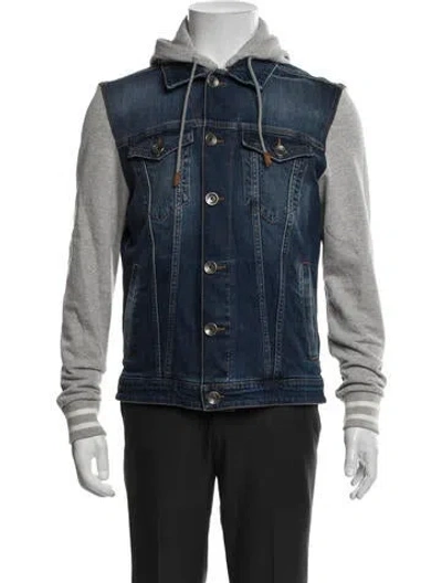 Pre-owned Eleventy Denim Jacket In Blue
