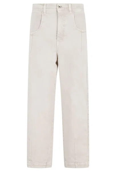 Eleventy Denim Pinces In Neutral