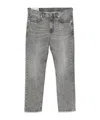 Eleventy Denim Trousers With Belt Loops In Gray