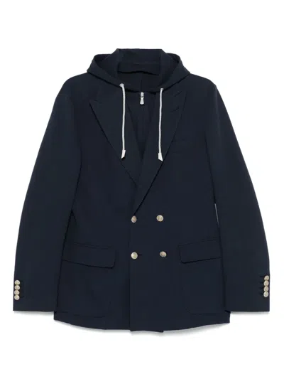 Eleventy Double-breasted Blazer