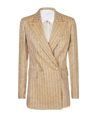 ELEVENTY DOUBLE-BREASTED BLAZER