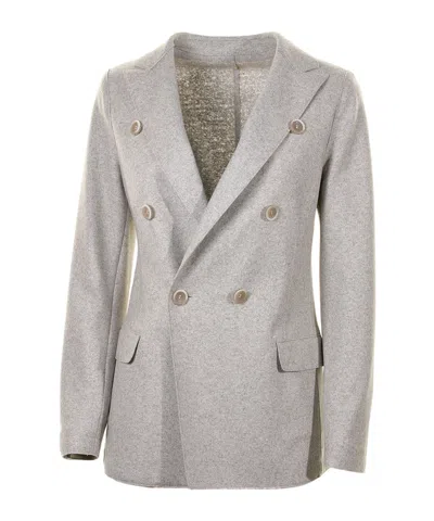 ELEVENTY DOUBLE-BREASTED BLAZER