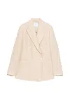 Eleventy Double-breasted Blazer In Pink