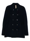 Eleventy Double-breasted Buttoned Blazer In Blue