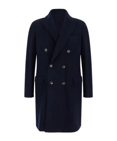 ELEVENTY WOOL DOUBLE-BREASTED COAT