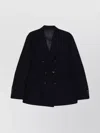 Eleventy Double-breasted Jacket With Notched Lapels