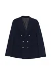 Eleventy Double-breasted Jacket With Six-buttons In Neutral