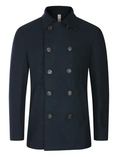 ELEVENTY DOUBLE-BREASTED WOOL COAT