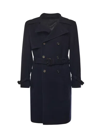 ELEVENTY DOUBLE-BREASTED WOOL COAT