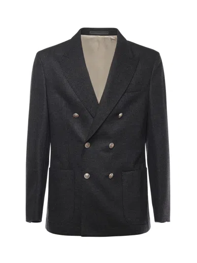 ELEVENTY DOUBLE-BREASTED WOOL JACKET