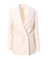 Eleventy Double-breasted Wool Jacket In Neutral