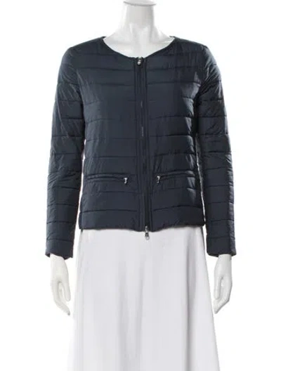 Pre-owned Eleventy Down Jacket In Blue