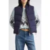 Eleventy Down Puffer Vest In Blue