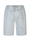 Eleventy Drawstring Bermuda Shorts In Blue