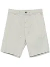 Eleventy Drawstring Bermuda Shorts In Green