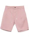 Eleventy Drawstring Bermuda Shorts In Pink