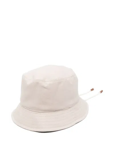 Eleventy Drawstring Bucket Hat In Pattern