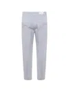Eleventy Drawstring Cargo Trousers In White