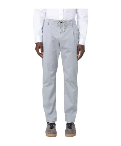 Eleventy Drawstring Casual Pants In Gray