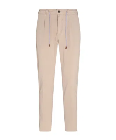 Eleventy Drawstring Casual Pants In Brown