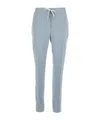 Eleventy Drawstring Casual Pants In Gray